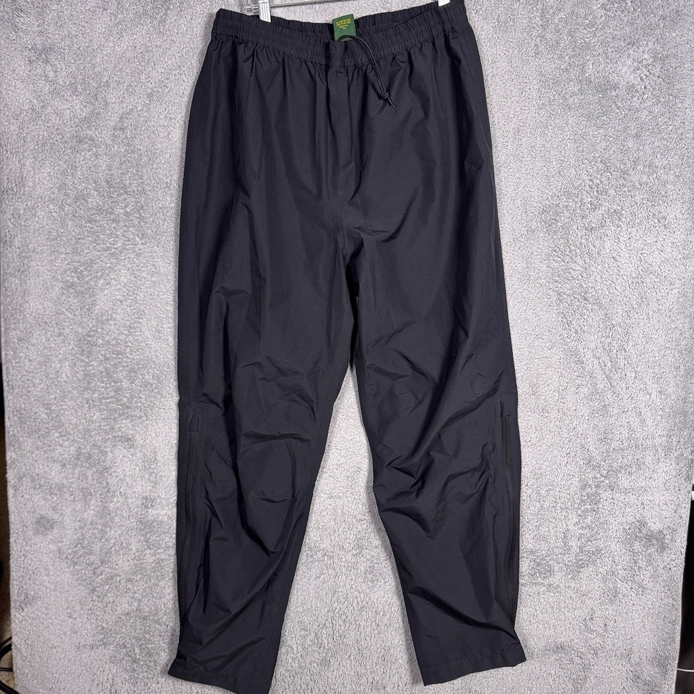 Cabela's Gore-Tex Pants Mens L PacLite Shell Rain Pants Waterproof Taped Seams